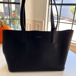 SAMARA The Rhian Mini Tote in Black